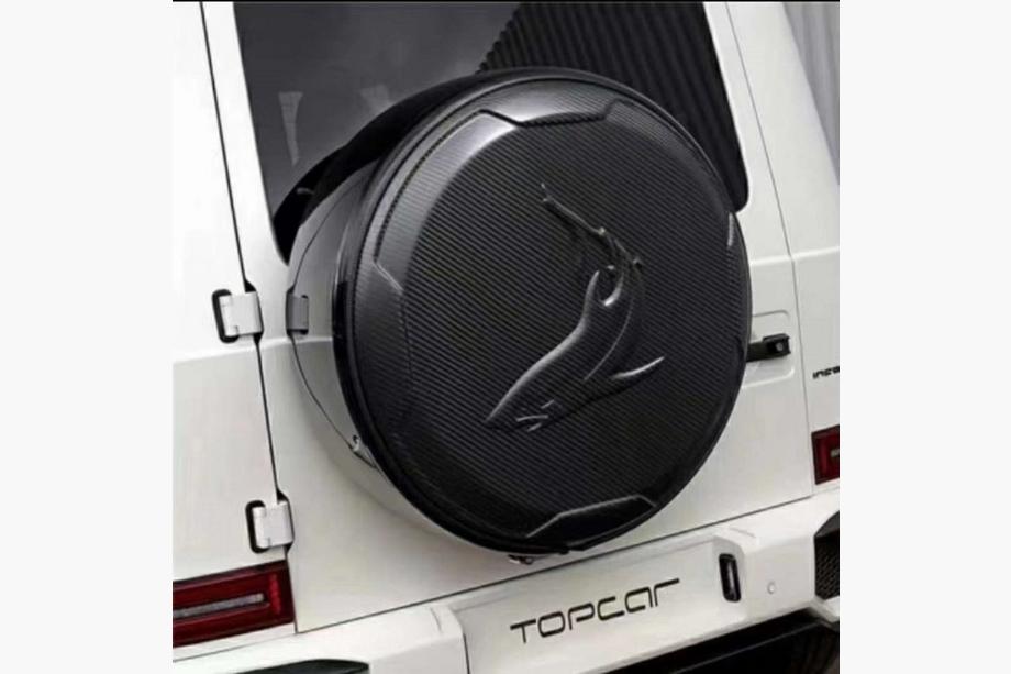 Mercedes G-Klasse W463 1990–2018 Reservehjulskappe Topcar-Style (Carbon) Image