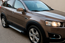 Opel Antara 2006–2017 Sidetrin Allmond Grey (2 stk., aluminium) 2007-2015 foto 1