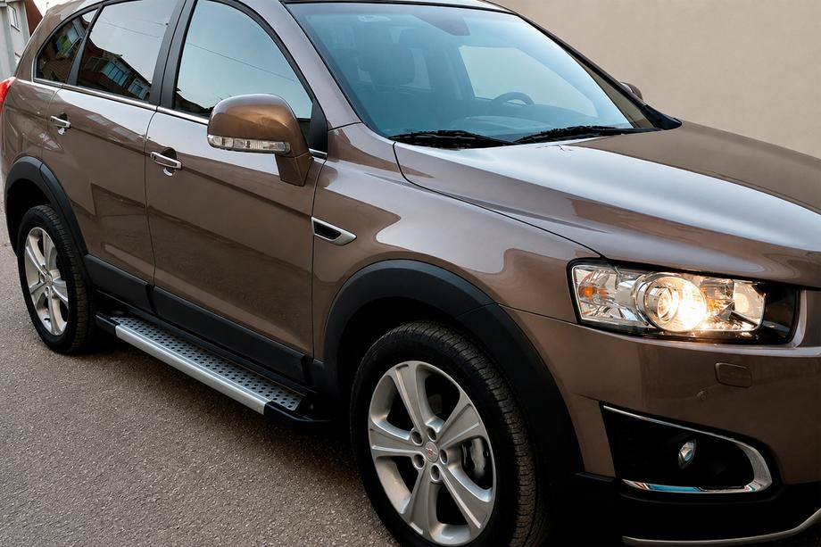 Opel Antara 2006–2017 Sidetrin Allmond Grey (2 stk., aluminium) 2007-2015 Image