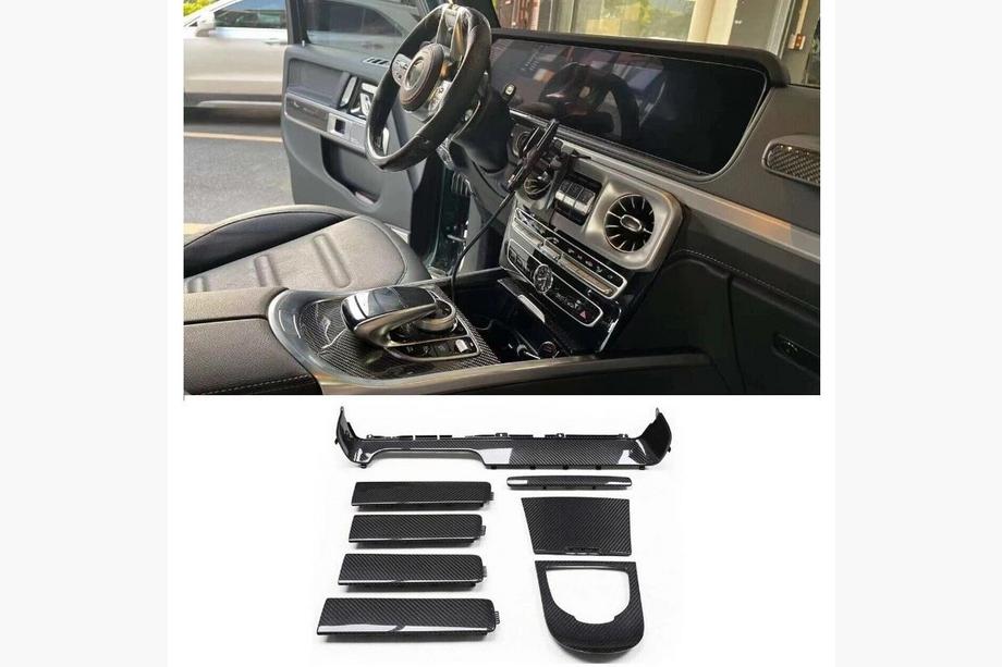 Mercedes G-Class W463 2018–2024 Sæt med carbon-indlæg til kabinen V2 Foto 1