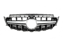 Mercedes E-klasse W213 2016–2023 Frontgrill i E63 AMG-design Silver (til Avantgarde/AMG-Line/E43 AMG/E53 AMG 2016-2019) foto 1