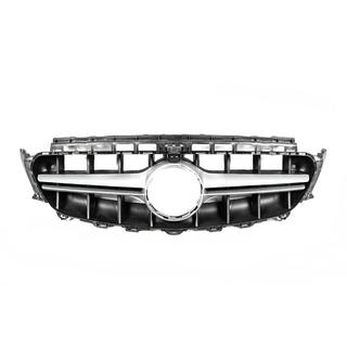 Frontgrill i E63 AMG-design Silver (til Avantgarde/AMG-Line/E43 AMG/E53 AMG 2016-2019) Mercedes E-klasse W213 2016–2023 foto 1