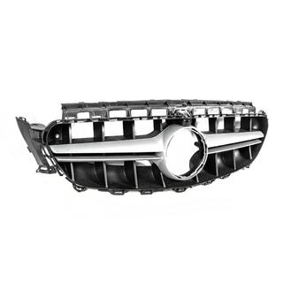 Frontgrill i E63 AMG-design Silver (til Avantgarde/AMG-Line/E43 AMG/E53 AMG 2016-2019) Mercedes E-klasse W213 2016–2023 foto 3