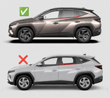 Hyundai Tucson NX4 2021– Vindafvisere til sideruder (4 stk., HIC) foto 1