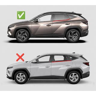 Vindafvisere til sideruder (4 stk., HIC) Hyundai Tucson NX4 2021– foto 1