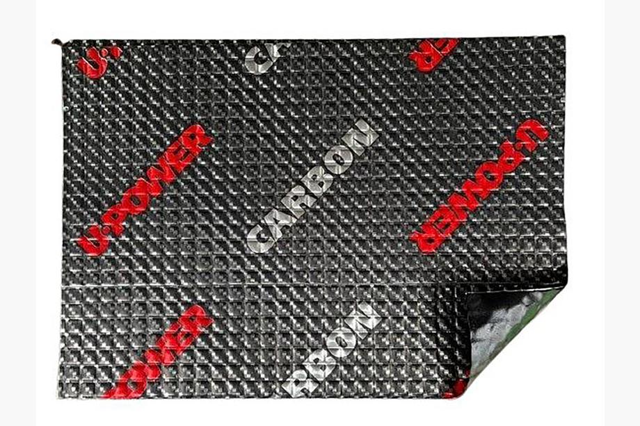 Vibrationsdæmpende plade ULTIMATE U-POWER CARBON 3 mm (50x35 cm) Foto 1