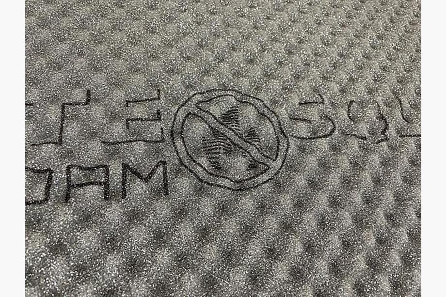 Brandhæmmende lydabsorberende plade SQL NF 15 Non flam Foam 15 mm (75x100 cm) Foto 5