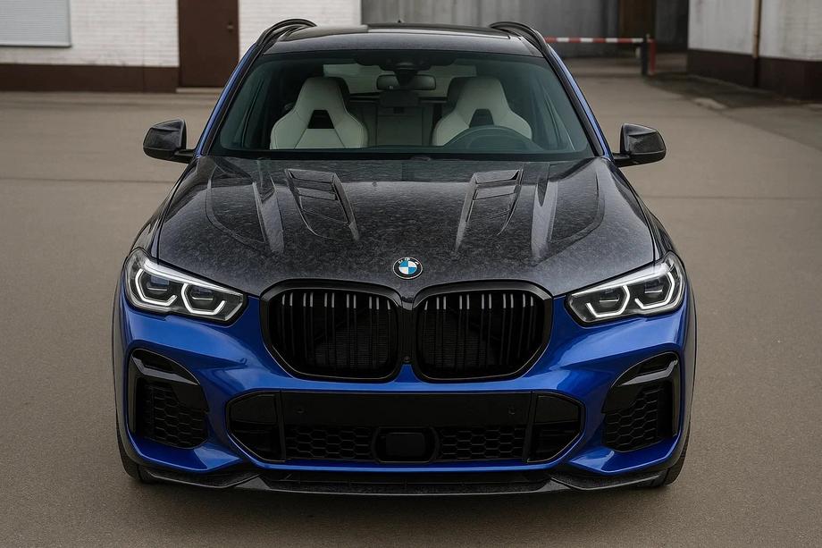 BMW X6 G06 2019–2027 Motorhjelm i forged carbon V3 (G06/F96) Image