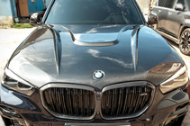 BMW X6 G06 2019–2027 Kulfiber-motorhjelm V1 (G06/F96) foto 7