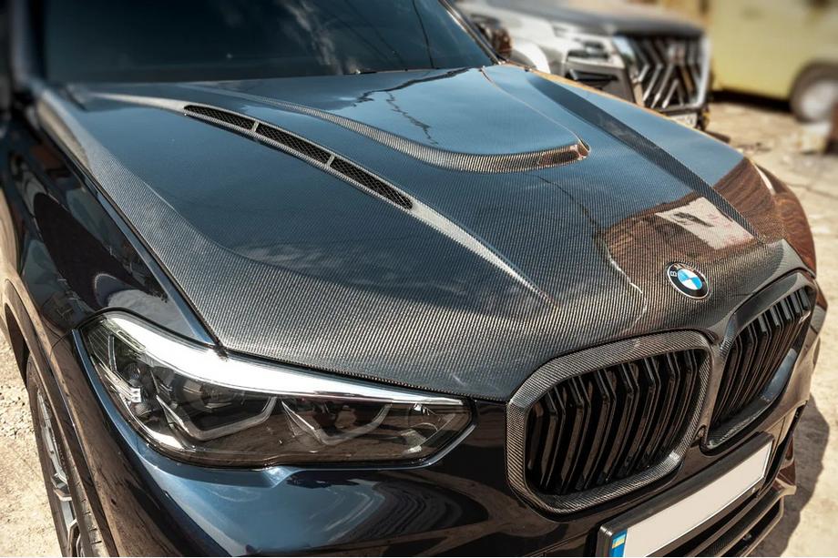 BMW X6 G06 2019–2027 Kulfiber-motorhjelm V1 (G06/F96) Image
