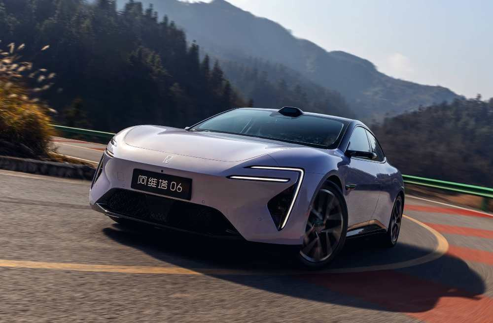 Test af den elektriske sedan Avatr 06