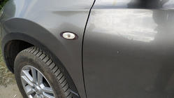 Nissan Qashqai 2010–2014 Kromrammer til blinklys (2 stk., rustfrit stål) foto 2