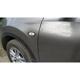 Kromrammer til blinklys (2 stk., rustfrit stål) Nissan Qashqai 2010–2014 foto 2