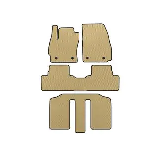 EVA-måtter (3 rækker, beige)