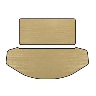 EVA bagagerumsmåtte (ryglæn + bagagerum, 7-personers, beige)