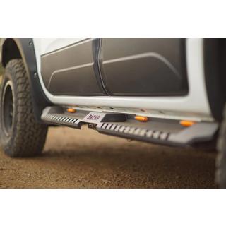 Siderør Dakar V2 med LED (2 stk., metal) foto 1