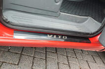 Mercedes Vito W639 2004–2014 Carmos dørtrinslister (2 stk., stål) foto 1