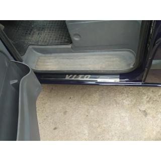 Carmos dørtrinslister (2 stk., stål) Mercedes Vito W639 2004–2014 foto 4