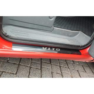 Carmos dørtrinslister (2 stk., stål) Mercedes Vito W639 2004–2014 foto 1