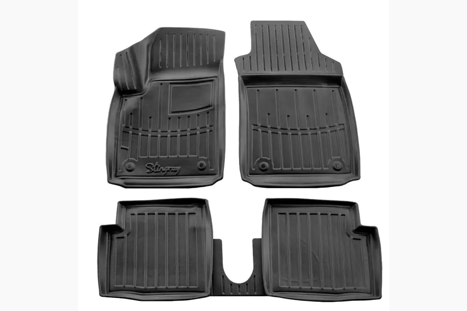 Fiat 500/500L 2013–2022 Stingray 3D gummimåtter til kabinen (Fiat 500, Europe, 5 stk.) Image