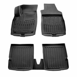 Stingray 3D gummimåtter til kabinen (5 stk.) Fiat Panda 2003–2011
