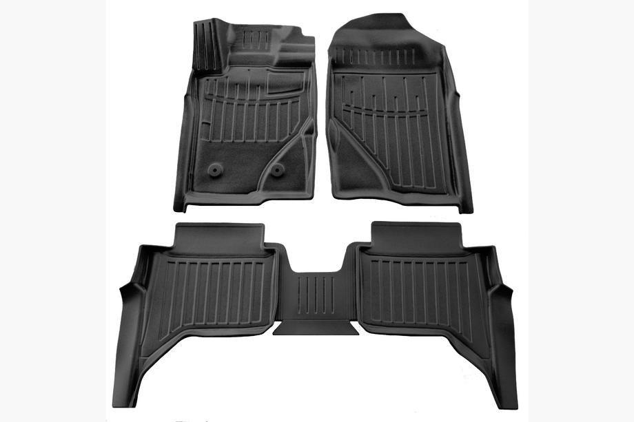 Ford Ranger 2022– Stingray 3D gummimåtter til kabinen (5 stk.) Image