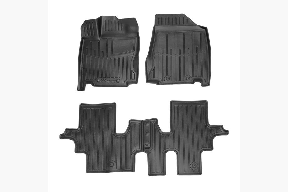 Infiniti QX60 2016–2021 Stingray 3D gummimåtter (7 sæder, 4 stk.) Image