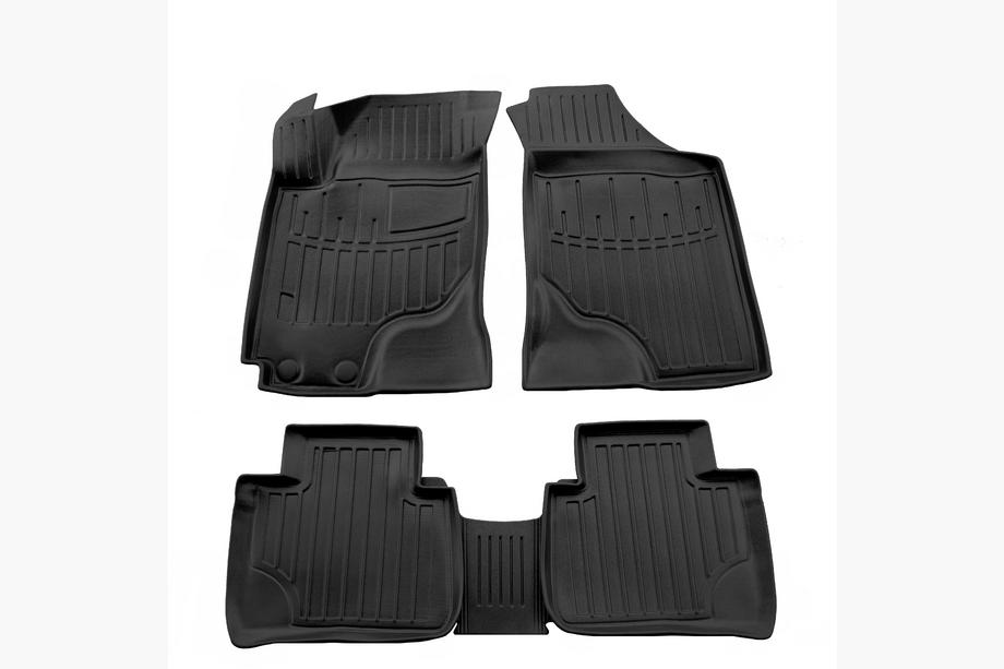 Kia Cerato 1 2004–2009 Stingray 3D gummimåtter til kabinen (5 stk.) Image