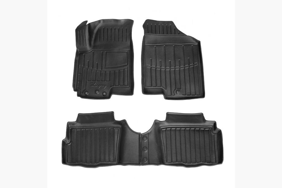 Kia Soul I 2008–2013 Stingray 3D gummimåtter til kabine (4 stk.) Image