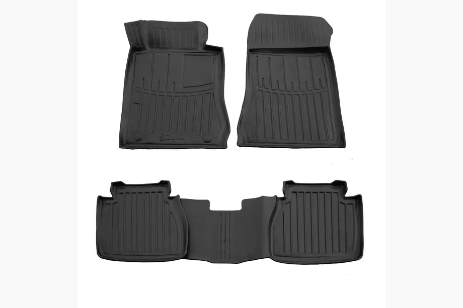 Mercedes E-class W210 1995–2002 Stingray 3D gummimåtter til kabine (2WD, 4 stk) Image