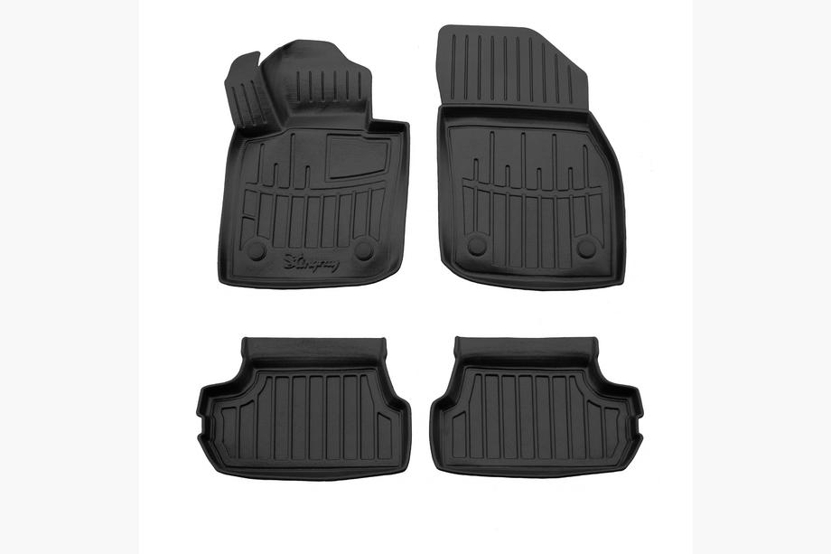 Mini Cooper F55/56/57 2014–2023 Stingray 3D gummimåtter til kabinen (3-dørs, 4 stk.) Image