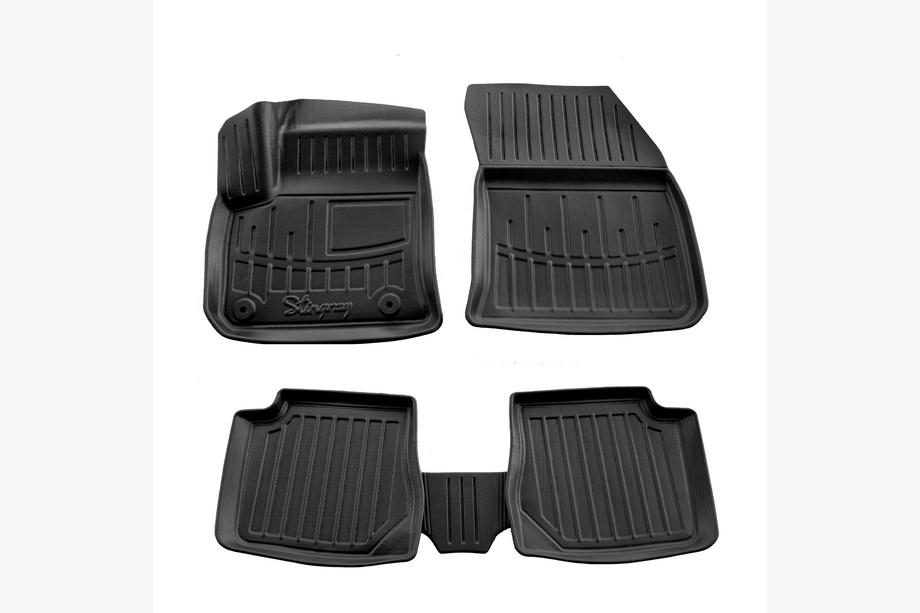 Peugeot 2008 2019– Stingray 3D gummimåtter (Electro, 5 stk.) Image
