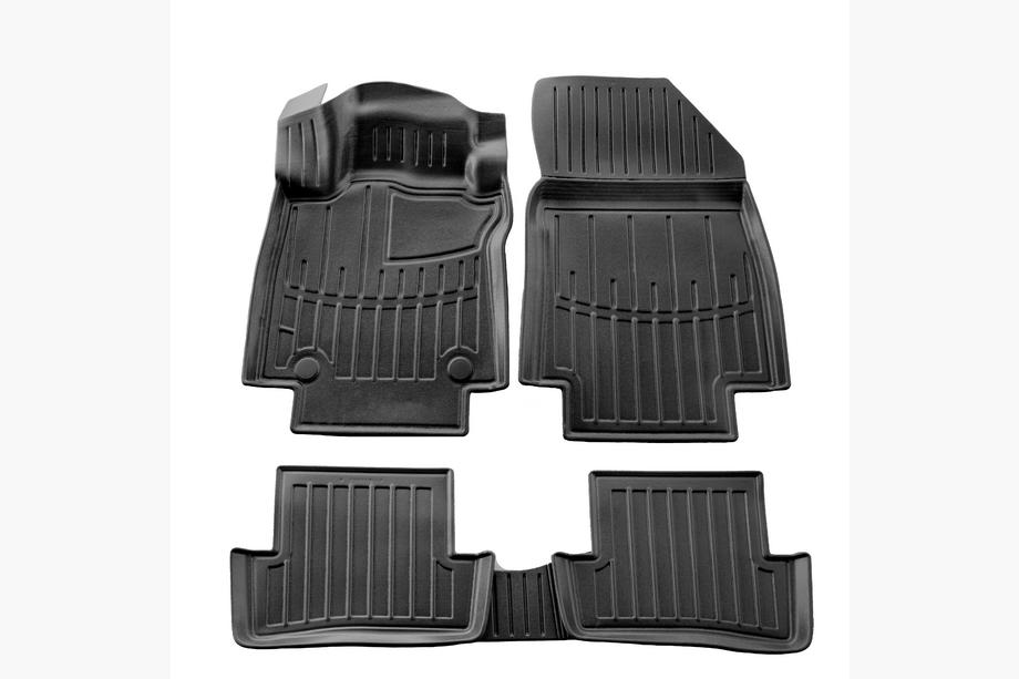Renault Clio IV 2012–2019 Stingray 3D gummimåtter til kabinen (5 stk.) Image
