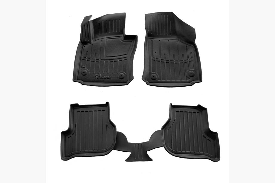 Seat Leon 2005–2012 Stingray 3D gummimåtter til kabine (4 stk.) Image