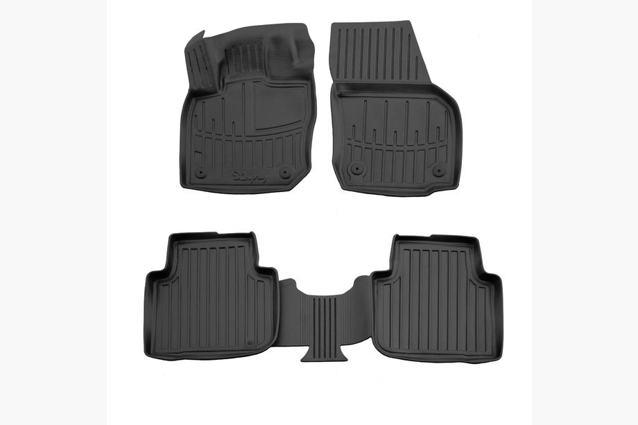 Skoda Kodiaq 2023– Stingray 3D gummimåtter til kabine (4 stk.) Image