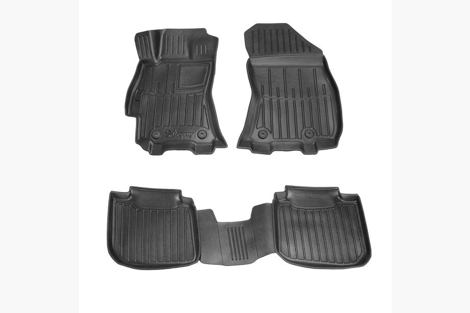 Subaru Outback 2014–2019 Stingray 3D gummimåtter til kabinen (5 stk.) Image