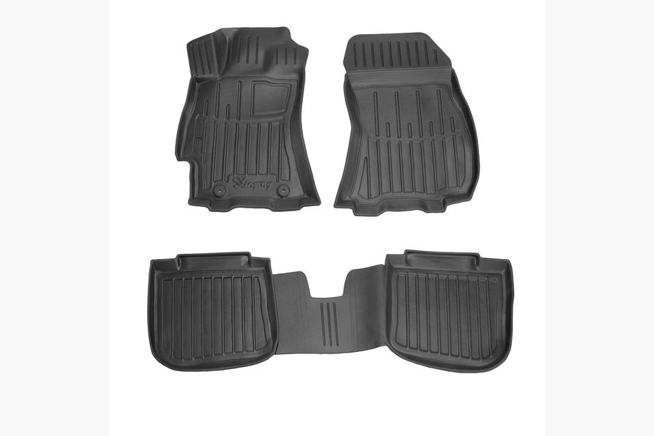 Subaru Outback 2009–2014 Stingray 3D gummimåtter til kabine (4 stk.) Image