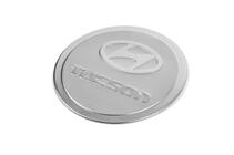 Hyundai Tucson JM 2004– Tankklap cover i rustfrit stål foto 2