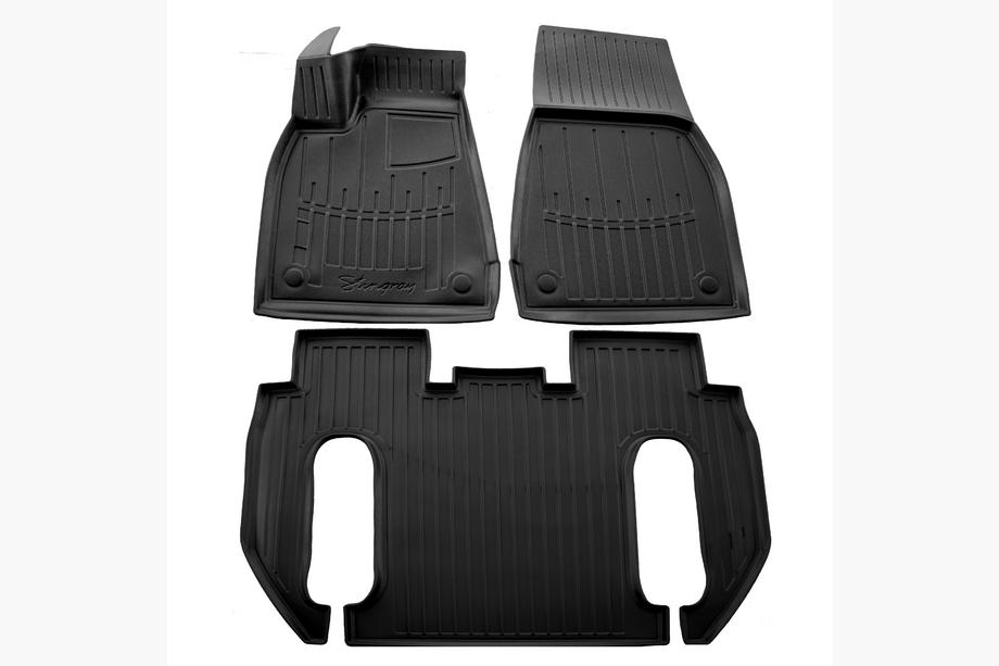 Fiat Sedici 2006–2014 Stingray 3D gummimåtter til kabinen (6-sæders, 3 stk.) Image