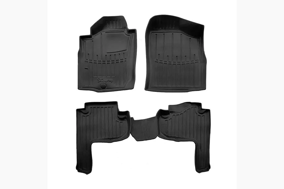 Toyota Land Cruiser 90 Prado 1996–2002 Stingray 3D gummimåtter til kabinen (5-dørs, 5 stk.) Image