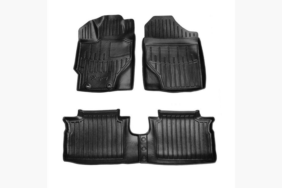 Toyota Yaris 2010–2020 Stingray 3D gummimåtter til kabine (4 stk.) Image
