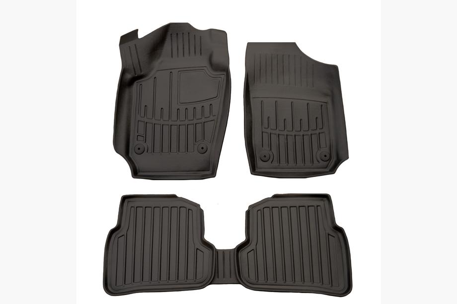 Volkswagen Polo 2010–2017 Stingray 3D gummimåtter til kabinen (5 stk.) Image