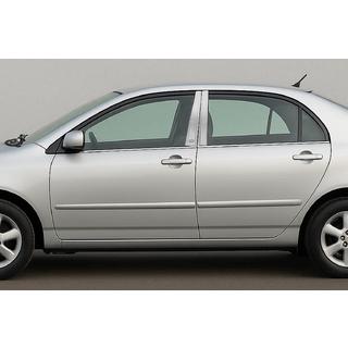 Krom stolpelister (4 stk., rustfrit stål) Toyota Corolla 2002–2007 foto 1
