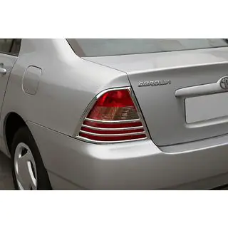 Krom covers til baglygter (2002-2004, 2 stk., plast) Toyota Corolla 2002–2007 foto 1