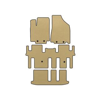 EVA-måtter (3 rækker, beige)