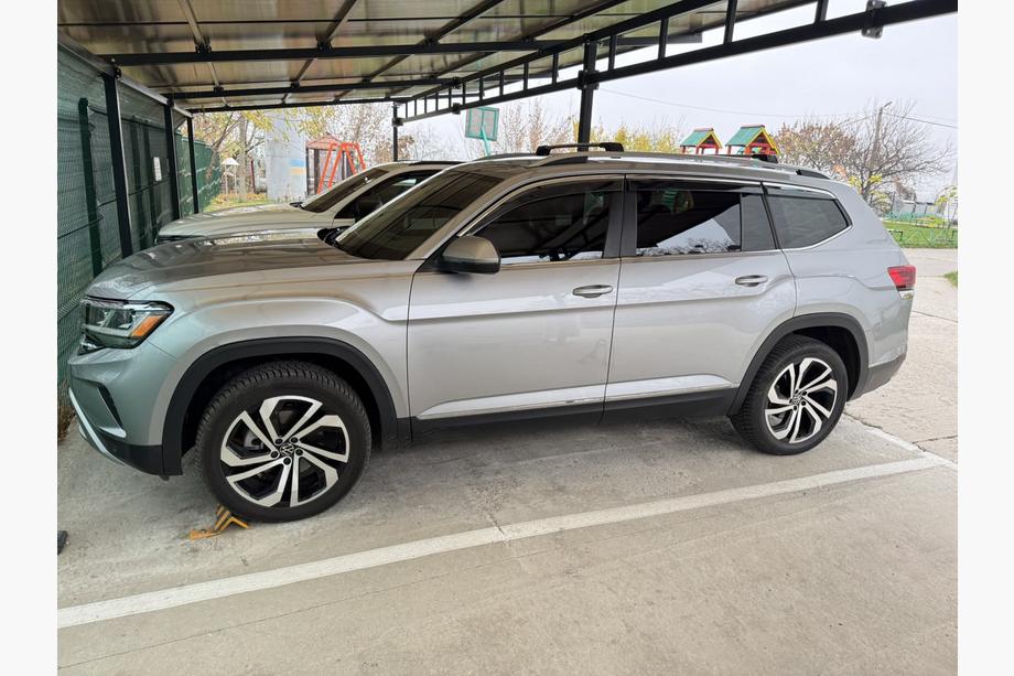 Volkswagen Atlas (Terramont) 2016– Tagbøjler (tværstænger) til standard tagrælinger uden nøgle Flybar V1 (2 stk) op til 140 cm, sort Foto 2