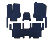 Nissan Quest 2011–2017 EVA-måtter (3 rækker, 7-personers, blå) foto 1