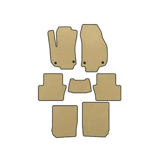 EVA-måtter (3 rækker, beige)