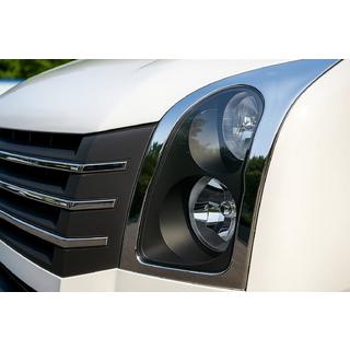 Krom forlygteramme (2 stk., rustfrit stål) Volkswagen Crafter 2006–2016 foto 4