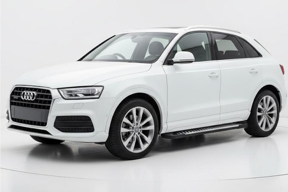 Audi Q3 2011–2019 Sidetrin Line (2 stk., aluminium) Image